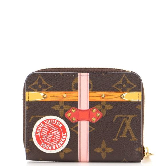 Louis Vuitton Zippy Coin Purse Limited Edition Summer Trunks Monogram Canvas - Picture 3 of 7
